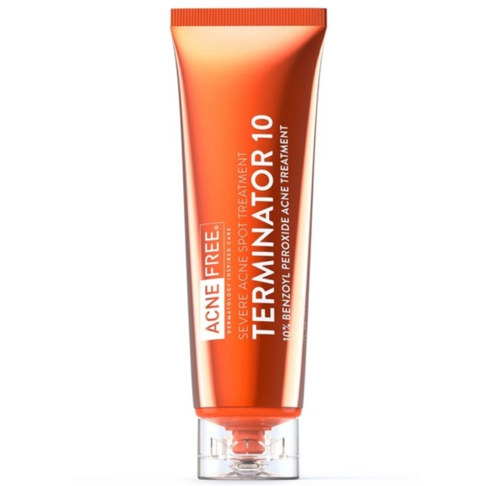 AcneFree Terminator 10 Acne Spot Treatment with Benzoyl Peroxide, 1 OZ